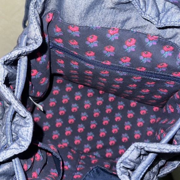 Vera Bradley Quilted mini Backpack w/ Wallet - Picture 4 of 7